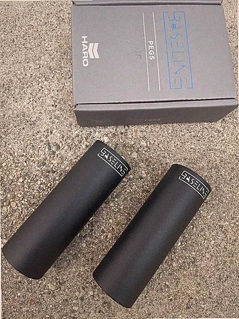 1 PAIR HARO BASELINE 4.5 PC PEG 3/8" 14MM BMX BICYCLE BIKES PEGS FIT CULT SUNDAY
