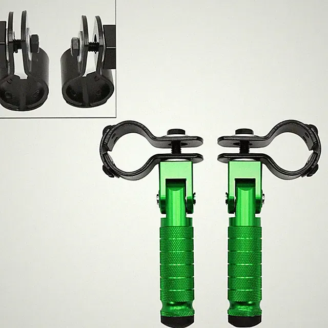 2 Pcs Universal Motorcycle Rearsets Folded Footrest Bicycle Foot Pegs Pedal