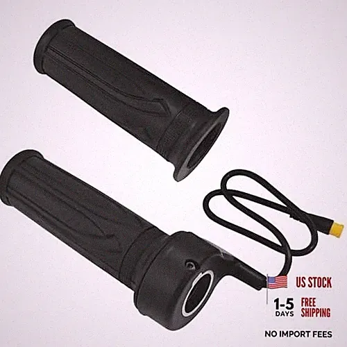20X Full Twist Throttle, 3 Pin Full Twist Throttle Grip for Ebike, 2 Pieces