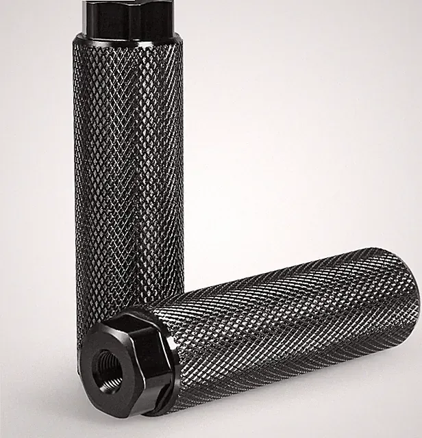 BMX Pegs, 2PCS Aluminum Alloy for Stunt Accessories Black