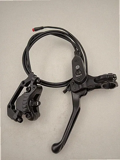 E-Bike Ebike Hydraulic Disc Brake Lever Caliper Motor Cutoff 2-Pin Mineral Oil
