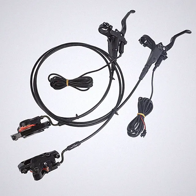 Electric Bike 2 Pin Hydraulic Brake Kit Includes Front 850mm and Rear 1600mm