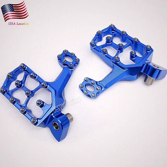 For Yamaha YZ125 YZ250 1999-2023 CNC Footpegs Pedals Footrests Pivot Dirt Bike