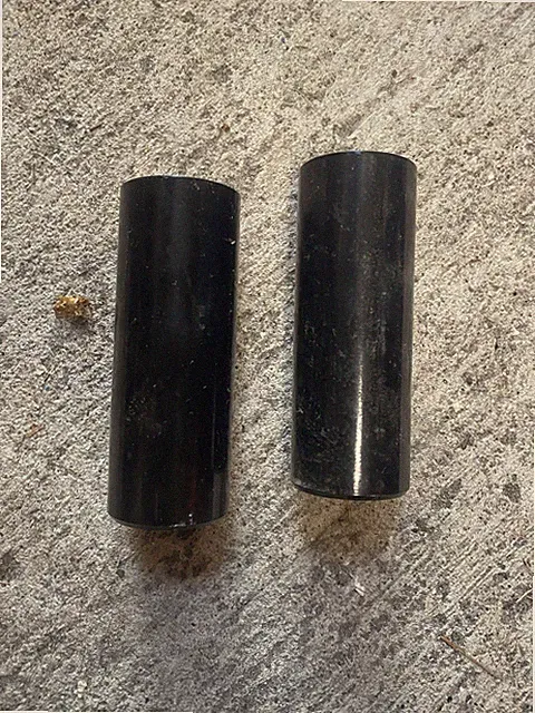 Mid School BMX Black Pegs Fits 14mm Axles, Smooth Great For Grinding