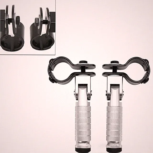 Universal Motorcycle Rearsets Folded Motorbike Footrest Bicycle Foot Pegs Pedal